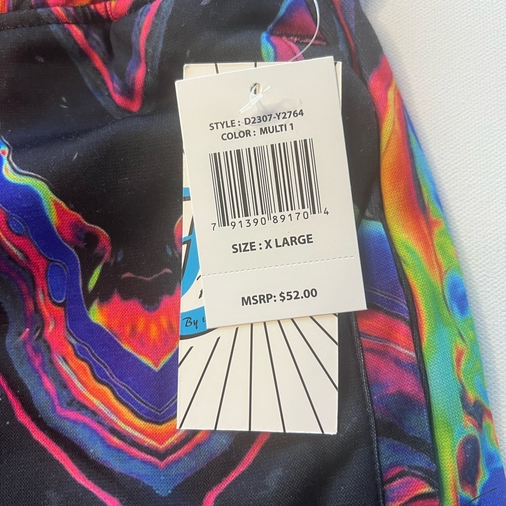NWT Men's "Fresh Prince of Bel-Air Board Shorts Size XL No Liner Streetwear (L) - Picture 3 of 6